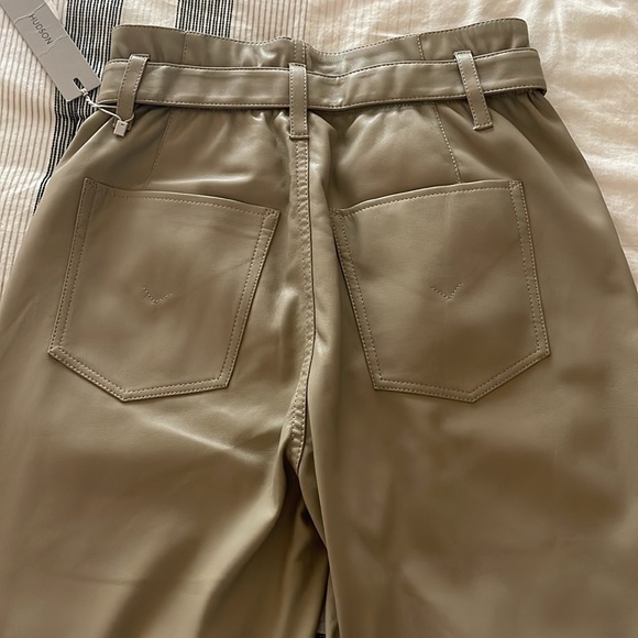NWT Hudson Vegan Leather Ankle Pants - Picture 4 of 7